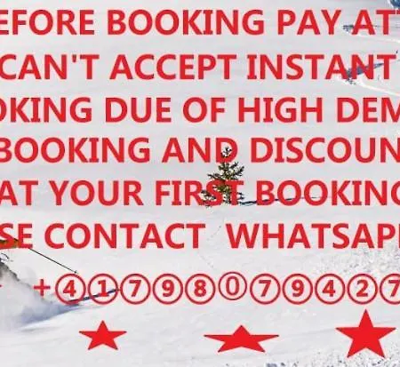 Contact Us At What App - 0041-798-079-427 To Book!! Mammoth Penthouses - Moriond *